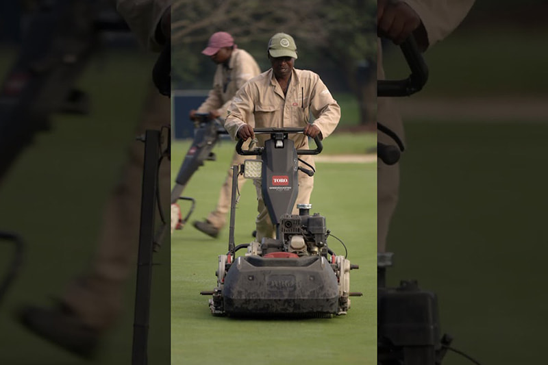 A look at the hard work that goes into preparing Royal Johannesburg Golf Course